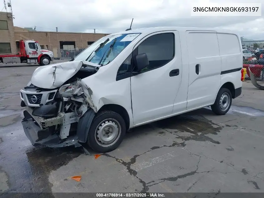 2016 Nissan Nv200 Sv VIN: 3N6CM0KN8GK693197 Lot: 41786914