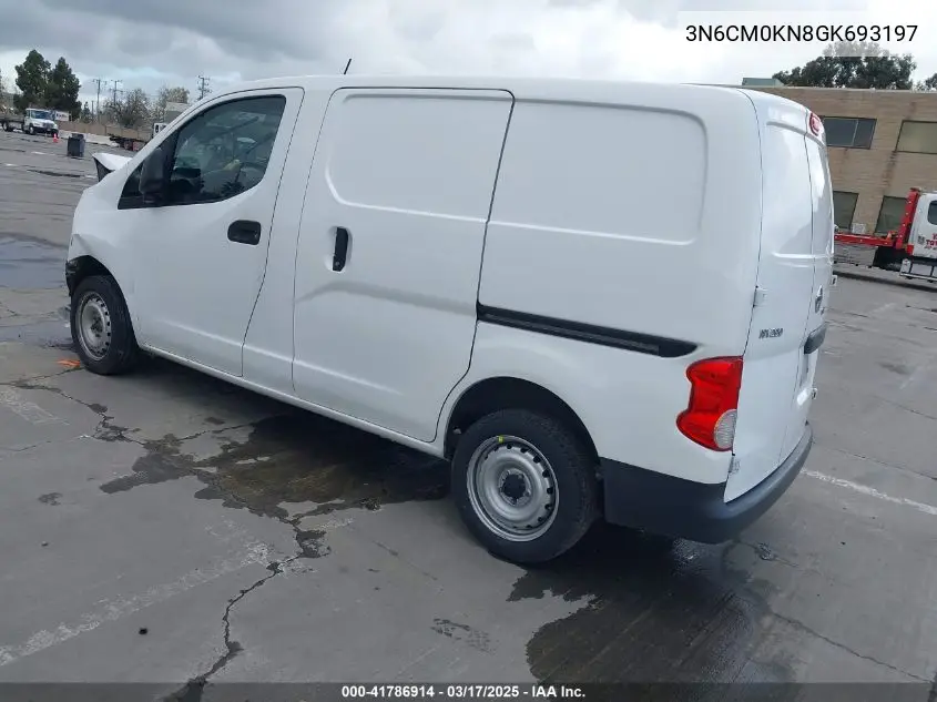 2016 Nissan Nv200 Sv VIN: 3N6CM0KN8GK693197 Lot: 41786914