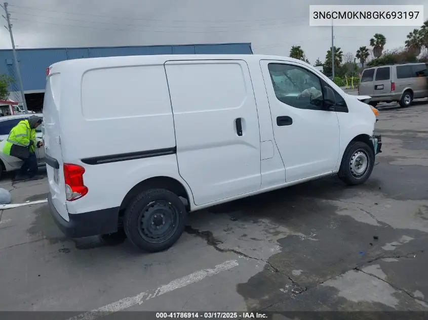 2016 Nissan Nv200 Sv VIN: 3N6CM0KN8GK693197 Lot: 41786914