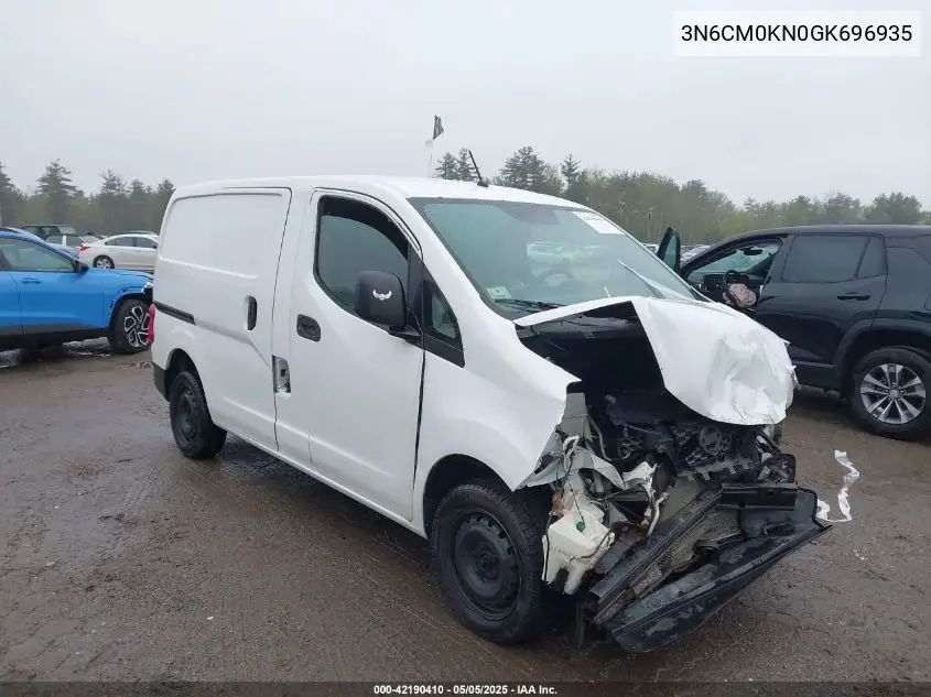 2016 Nissan Nv200 S/Sv VIN: 3N6CM0KN0GK696935 Lot: 42190410