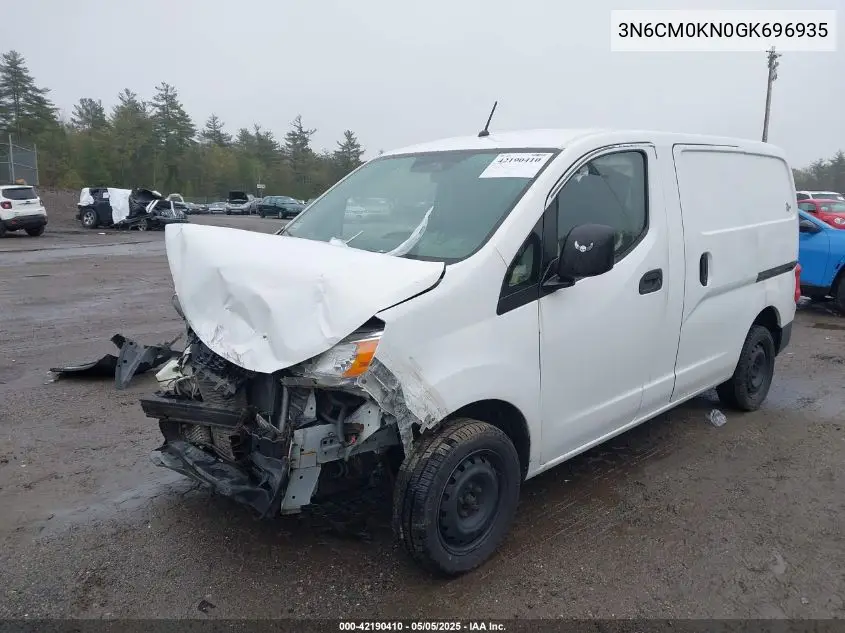 2016 Nissan Nv200 S/Sv VIN: 3N6CM0KN0GK696935 Lot: 42190410