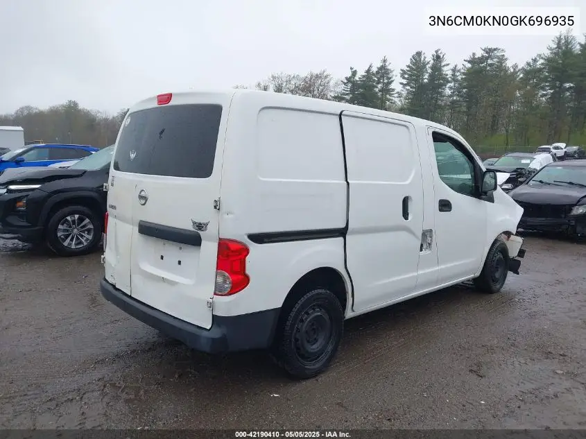 2016 Nissan Nv200 S/Sv VIN: 3N6CM0KN0GK696935 Lot: 42190410