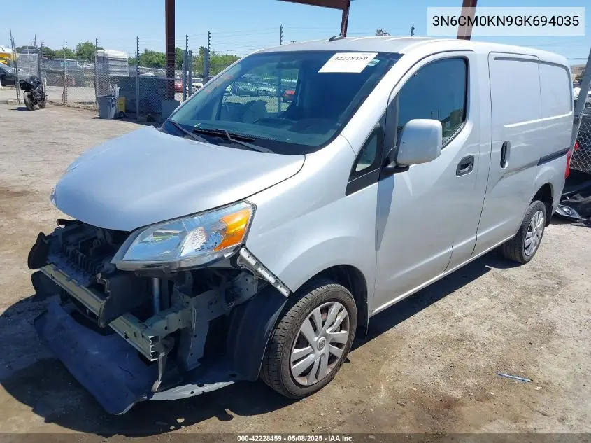 2016 Nissan Nv200 Sv VIN: 3N6CM0KN9GK694035 Lot: 42228459