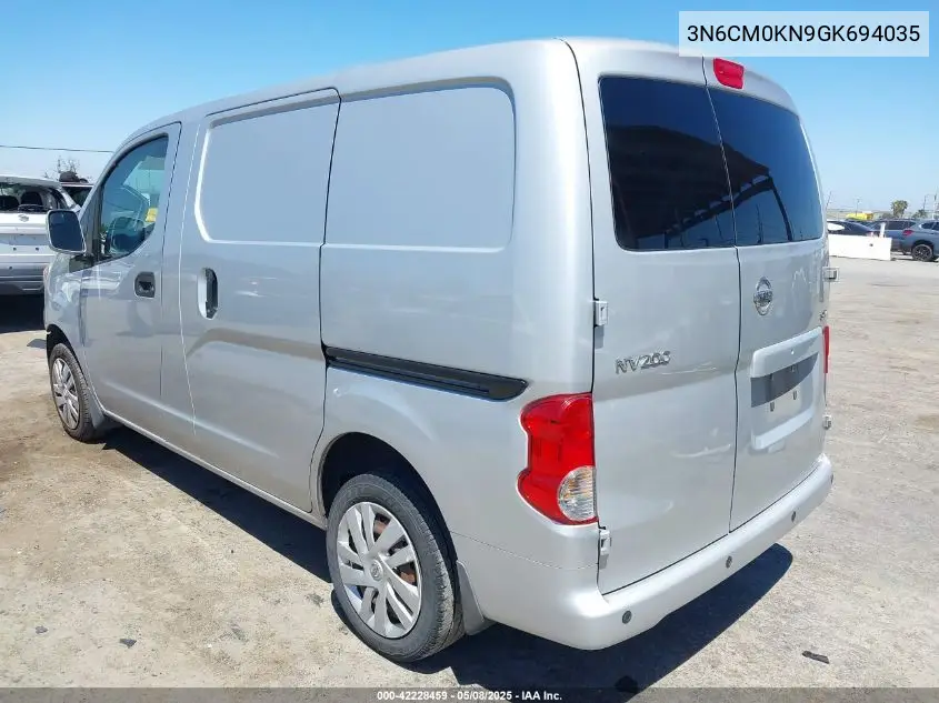 2016 Nissan Nv200 Sv VIN: 3N6CM0KN9GK694035 Lot: 42228459