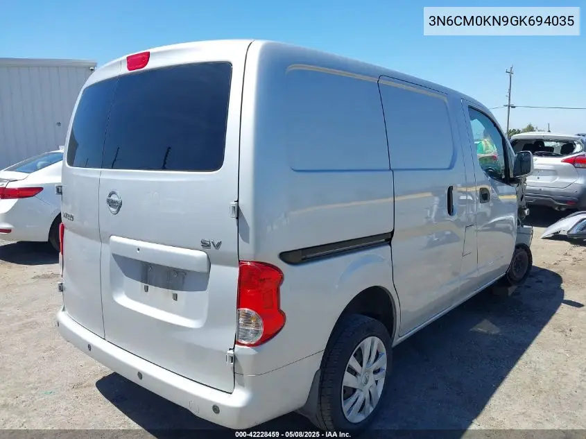 2016 Nissan Nv200 Sv VIN: 3N6CM0KN9GK694035 Lot: 42228459