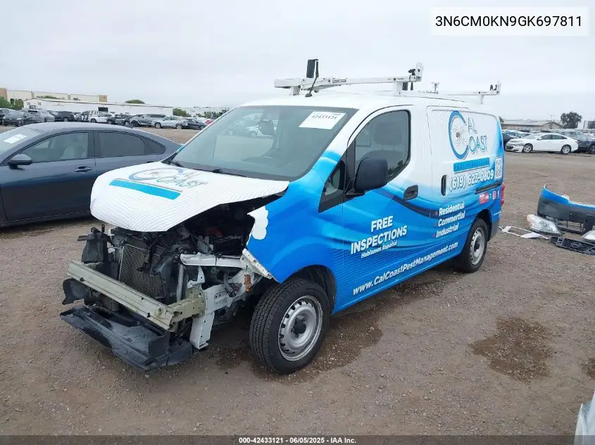 2016 Nissan Nv200 S/Sv VIN: 3N6CM0KN9GK697811 Lot: 42433121