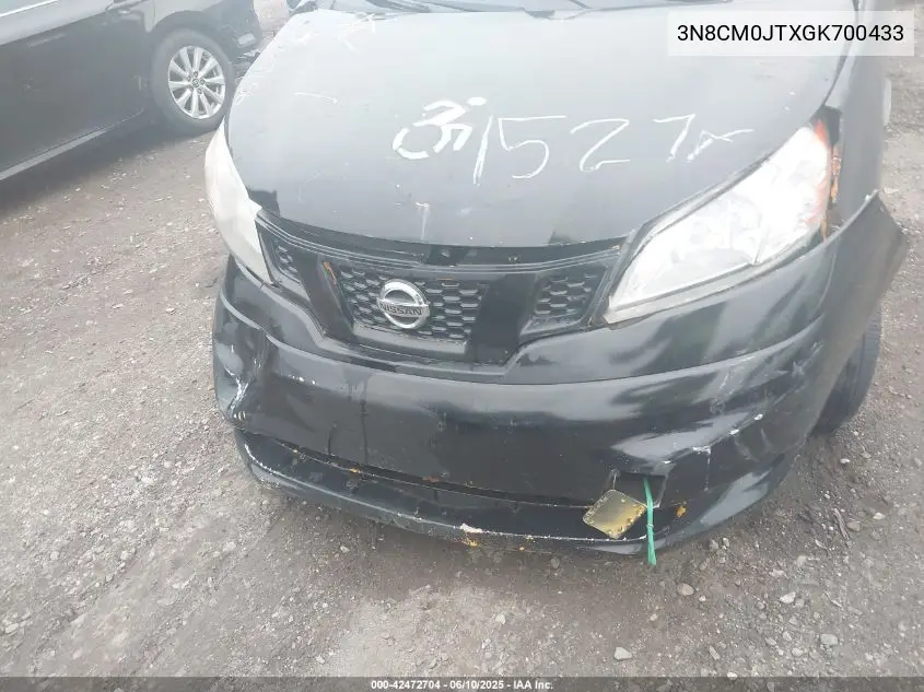 2016 Nissan Nv200 Taxi VIN: 3N8CM0JTXGK700433 Lot: 42472704