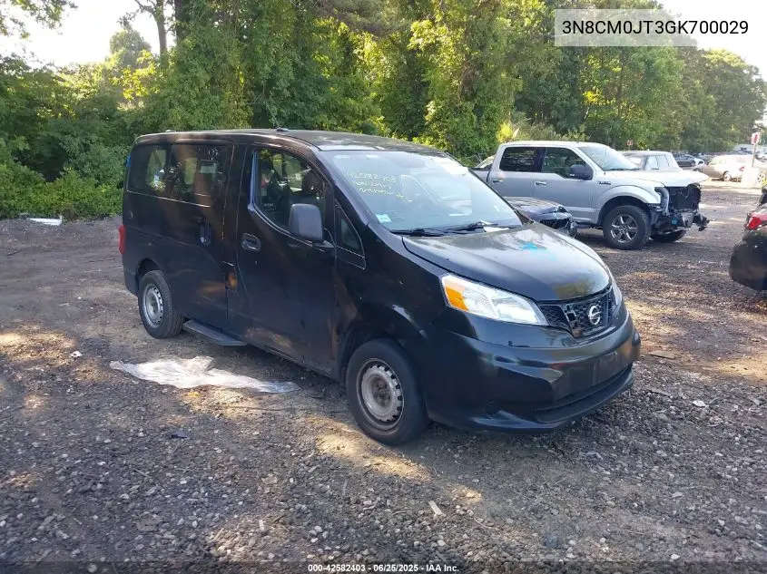 2016 Nissan Nv200 Taxi VIN: 3N8CM0JT3GK700029 Lot: 42582403
