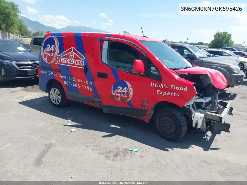 2016 Nissan Nv200 S/Sv VIN: 3N6CM0KN7GK695426 Lot: 42587287
