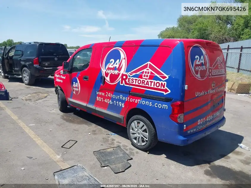 2016 Nissan Nv200 S/Sv VIN: 3N6CM0KN7GK695426 Lot: 42587287