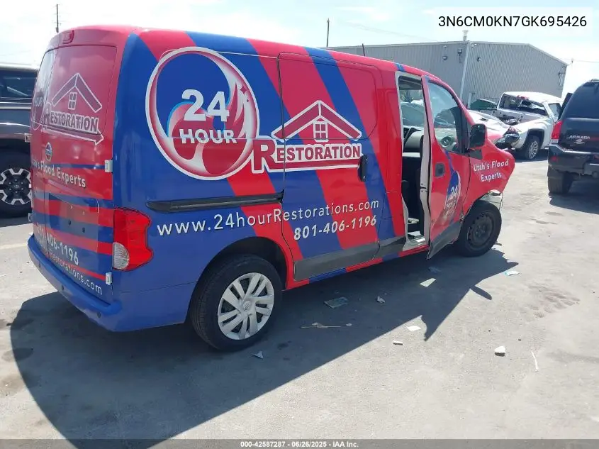 2016 Nissan Nv200 S/Sv VIN: 3N6CM0KN7GK695426 Lot: 42587287