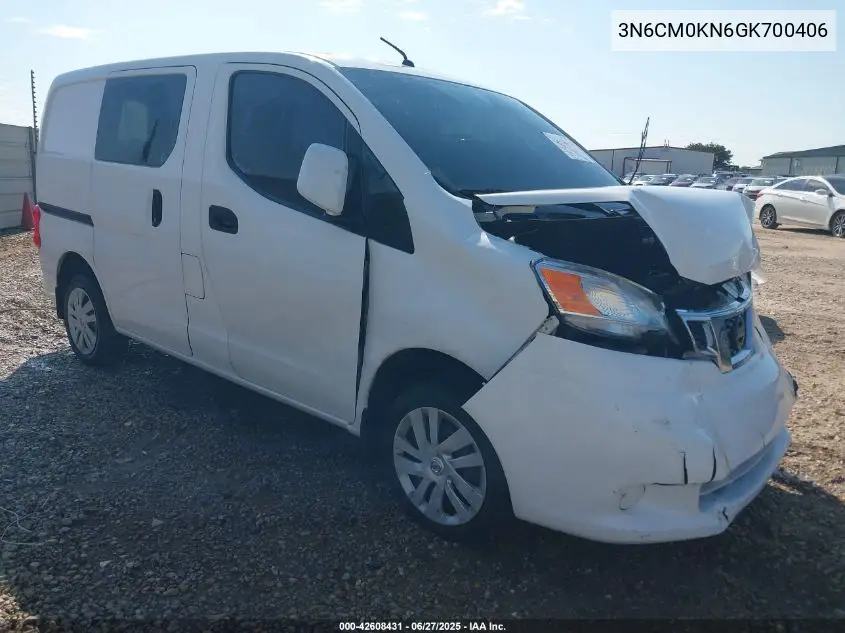 2016 Nissan Nv200 Sv VIN: 3N6CM0KN6GK700406 Lot: 42608431
