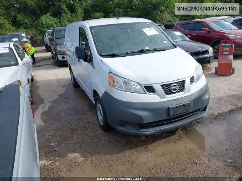 2016 Nissan Nv200 S VIN: 3N6CM0KN4GK693181 Lot: 42745917