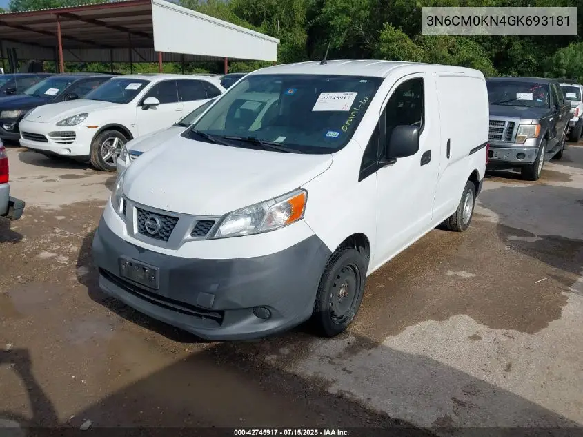 2016 Nissan Nv200 S VIN: 3N6CM0KN4GK693181 Lot: 42745917