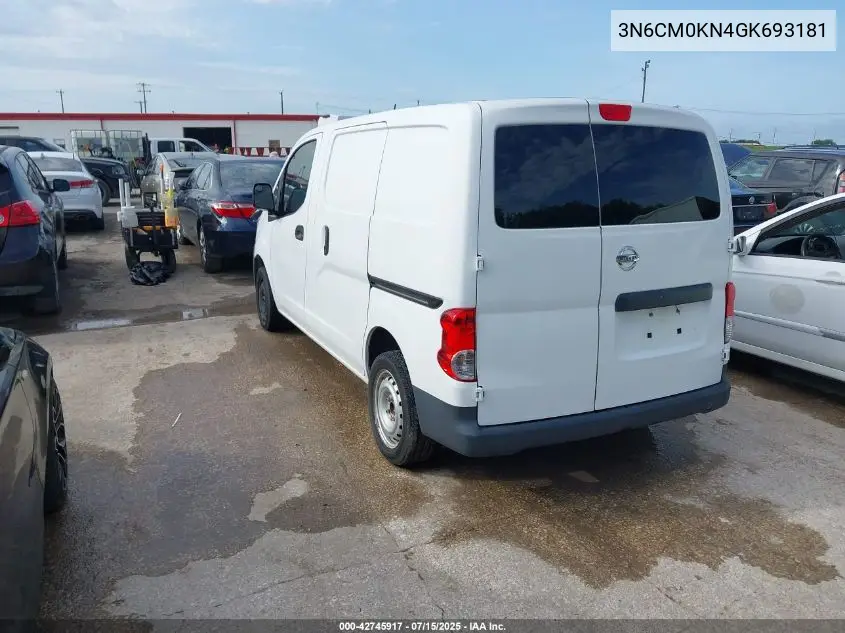 2016 Nissan Nv200 S VIN: 3N6CM0KN4GK693181 Lot: 42745917