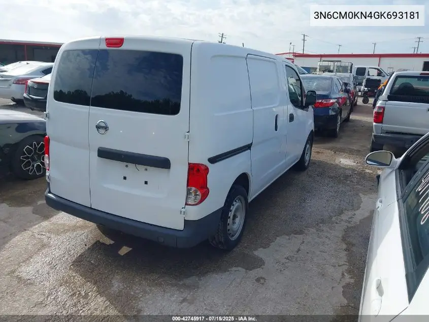 2016 Nissan Nv200 S VIN: 3N6CM0KN4GK693181 Lot: 42745917