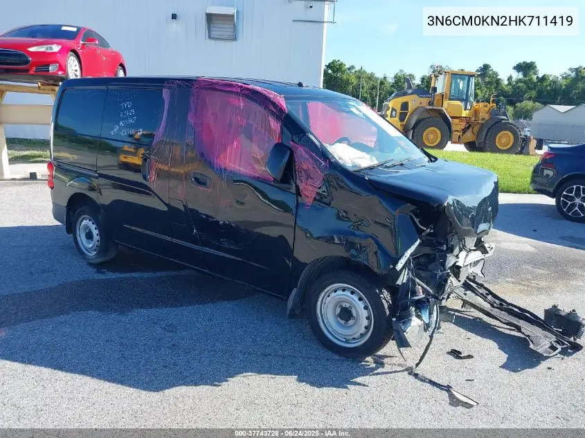 2017 Nissan Nv200 S VIN: 3N6CM0KN2HK711419 Lot: 37743728