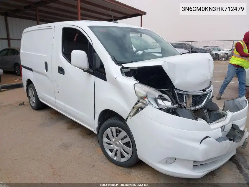 2017 Nissan Nv200 Sv VIN: 3N6CM0KN3HK712479 Lot: 41938541