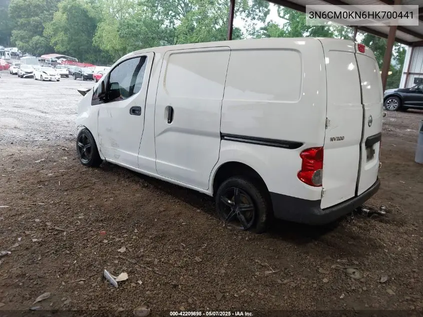 2017 Nissan Nv200 S VIN: 3N6CM0KN6HK700441 Lot: 42209898