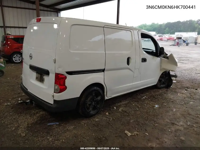 2017 Nissan Nv200 S VIN: 3N6CM0KN6HK700441 Lot: 42209898
