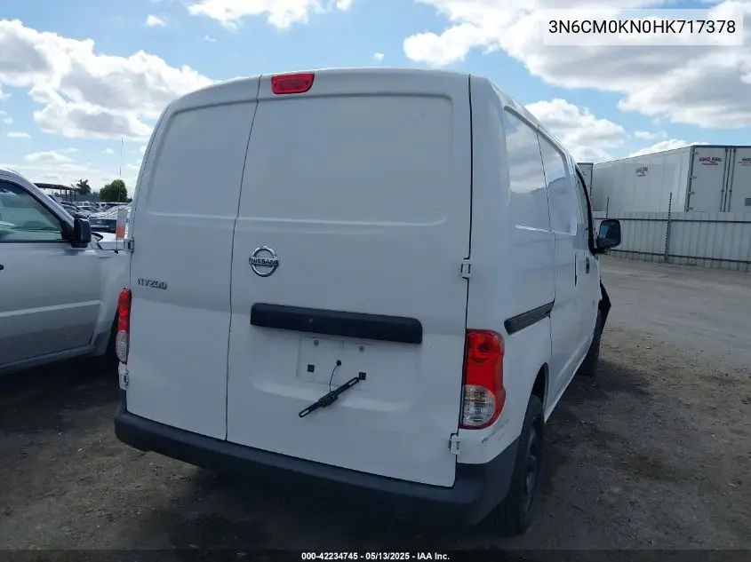 2017 Nissan Nv200 S VIN: 3N6CM0KN0HK717378 Lot: 42234745