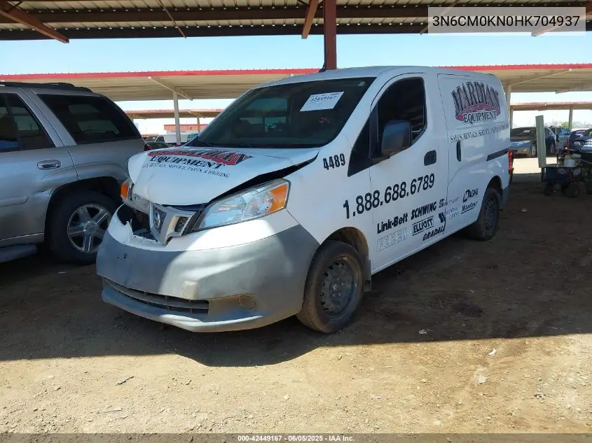 2017 Nissan Nv200 S VIN: 3N6CM0KN0HK704937 Lot: 42449167