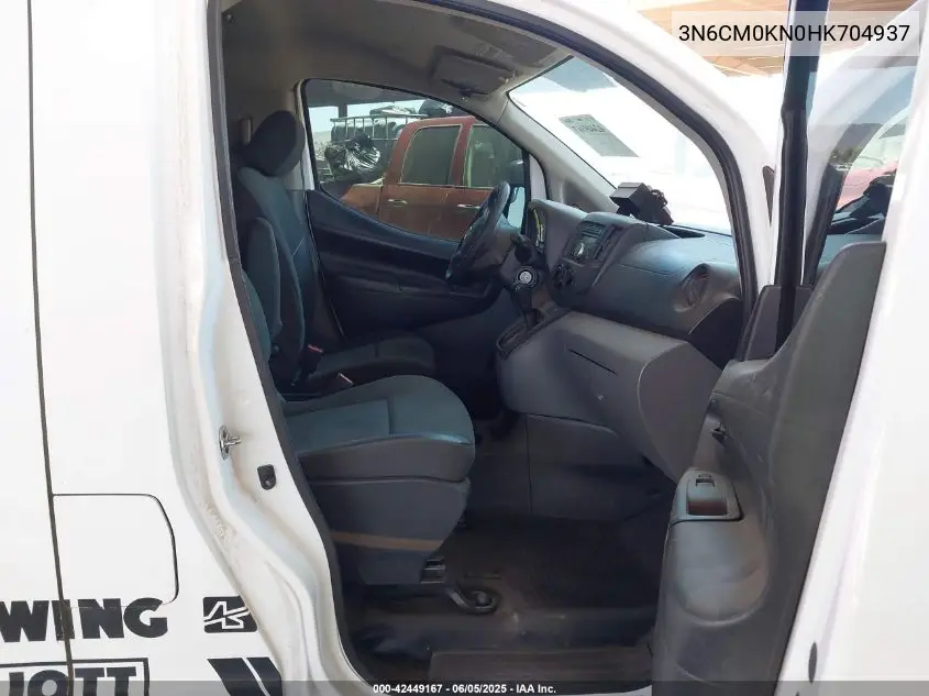 2017 Nissan Nv200 S VIN: 3N6CM0KN0HK704937 Lot: 42449167