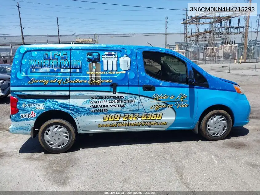 2017 Nissan Nv200 Sv VIN: 3N6CM0KN4HK715293 Lot: 42514023