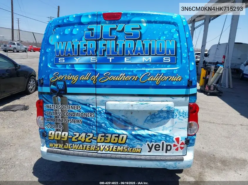 2017 Nissan Nv200 Sv VIN: 3N6CM0KN4HK715293 Lot: 42514023