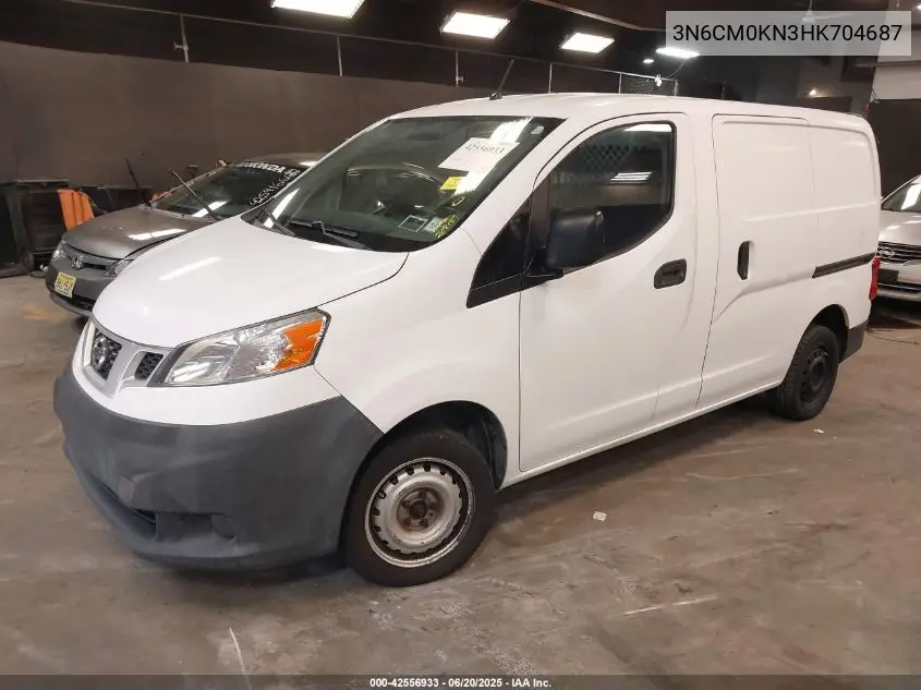 2017 Nissan Nv200 S VIN: 3N6CM0KN3HK704687 Lot: 42556933