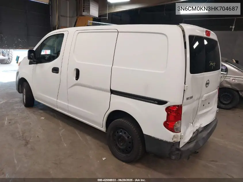 2017 Nissan Nv200 S VIN: 3N6CM0KN3HK704687 Lot: 42556933