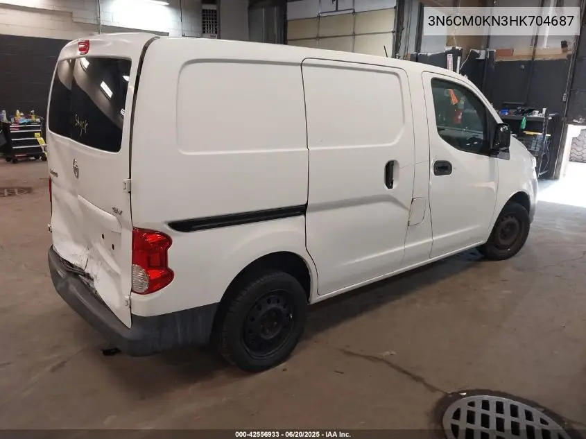 2017 Nissan Nv200 S VIN: 3N6CM0KN3HK704687 Lot: 42556933