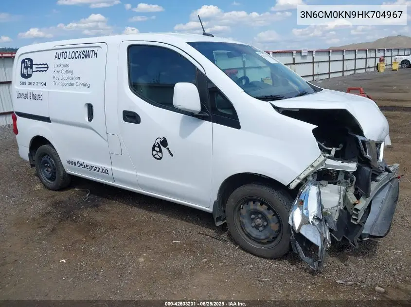 2017 Nissan Nv200 Sv VIN: 3N6CM0KN9HK704967 Lot: 42603231