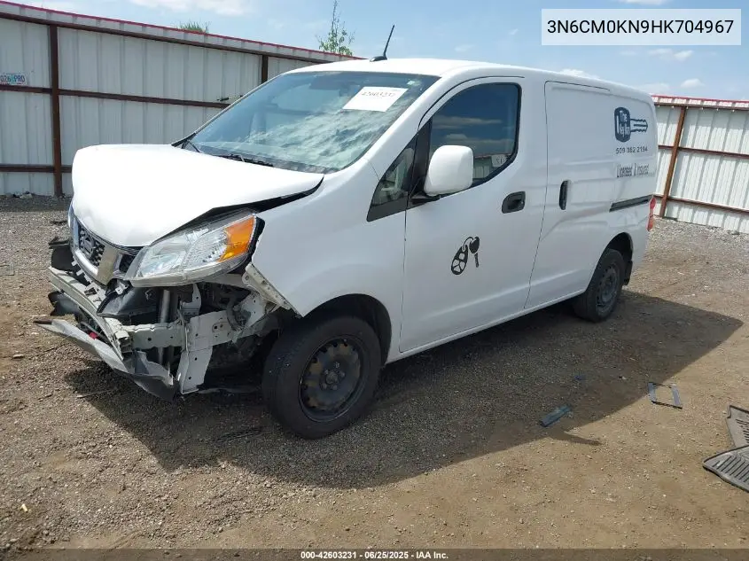 2017 Nissan Nv200 Sv VIN: 3N6CM0KN9HK704967 Lot: 42603231
