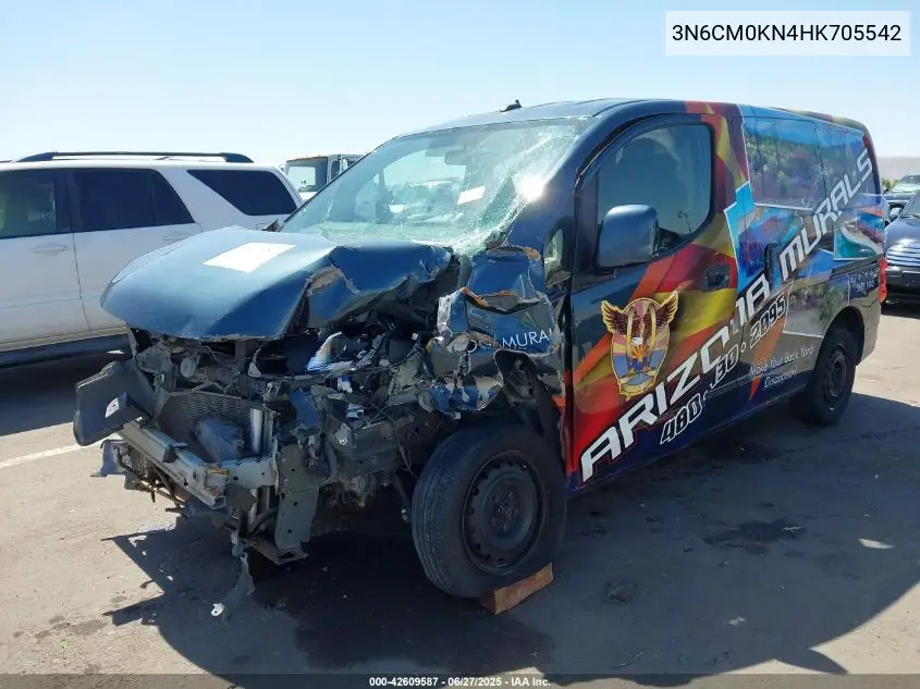 2017 Nissan Nv200 Sv VIN: 3N6CM0KN4HK705542 Lot: 42609587
