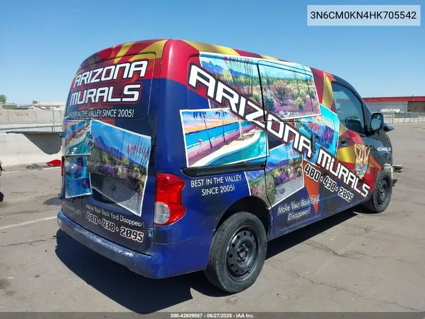 2017 Nissan Nv200 Sv VIN: 3N6CM0KN4HK705542 Lot: 42609587