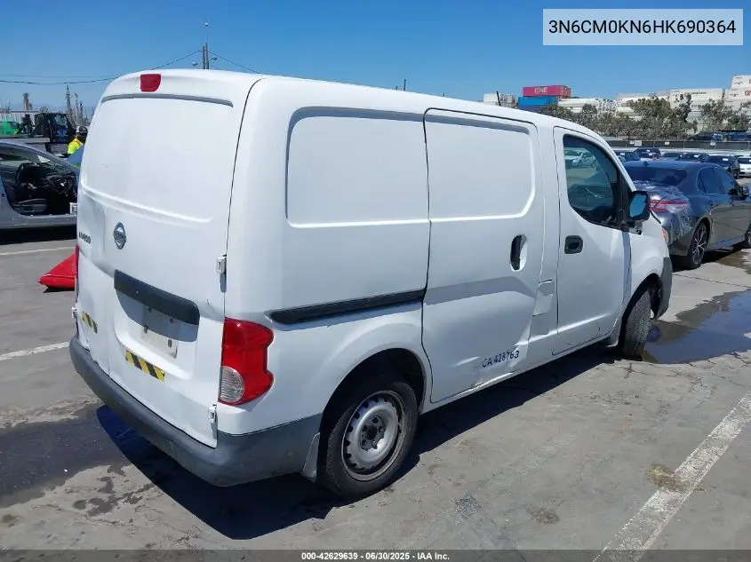 2017 Nissan Nv200 S VIN: 3N6CM0KN6HK690364 Lot: 42629639