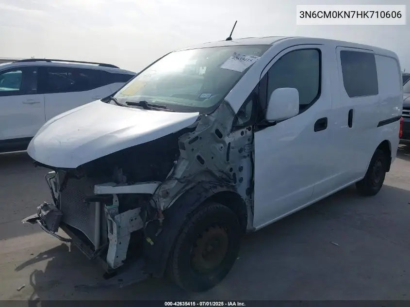 2017 Nissan Nv200 Sv VIN: 3N6CM0KN7HK710606 Lot: 42635415
