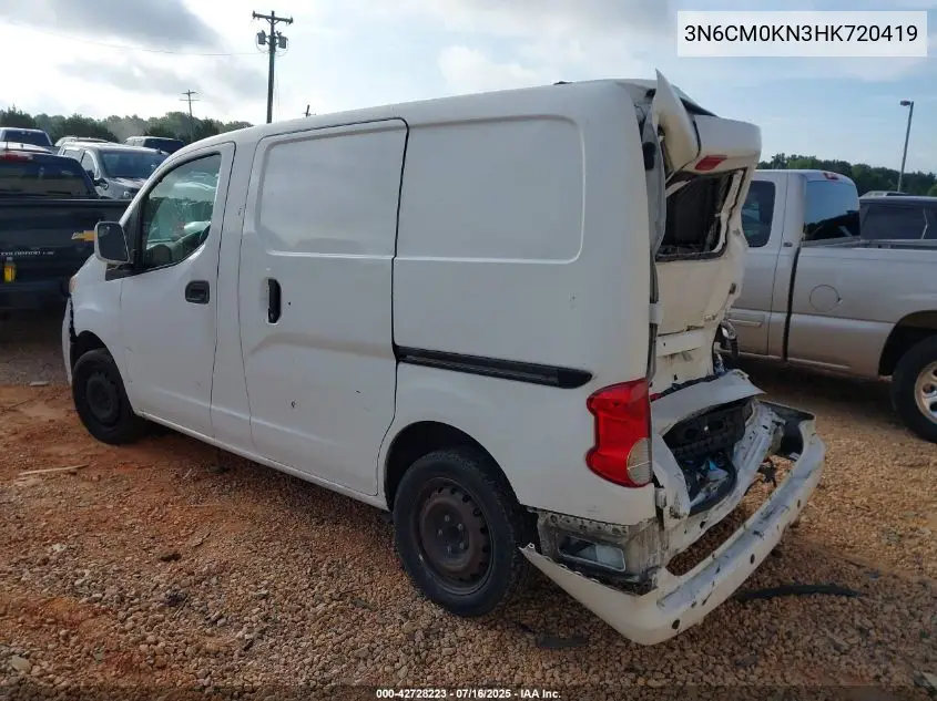 2017 Nissan Nv200 Sv VIN: 3N6CM0KN3HK720419 Lot: 42728223