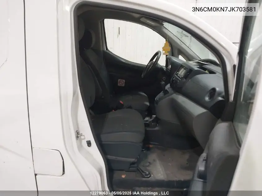 2018 Nissan Nv200 2.5S/2.5Sv VIN: 3N6CM0KN7JK703581 Lot: 12279063