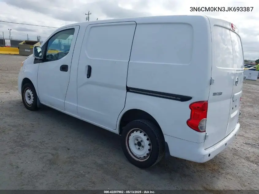 2018 Nissan Nv200 Sv VIN: 3N6CM0KN3JK693387 Lot: 42207982