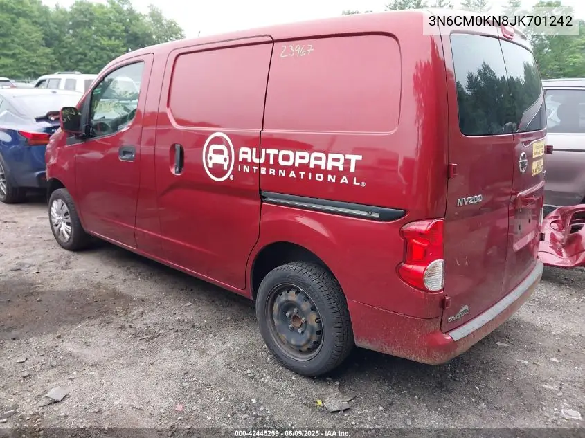 2018 Nissan Nv200 Sv VIN: 3N6CM0KN8JK701242 Lot: 42445259