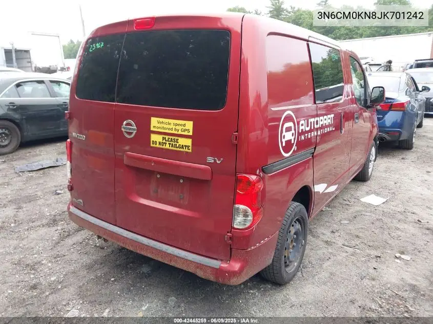 2018 Nissan Nv200 Sv VIN: 3N6CM0KN8JK701242 Lot: 42445259