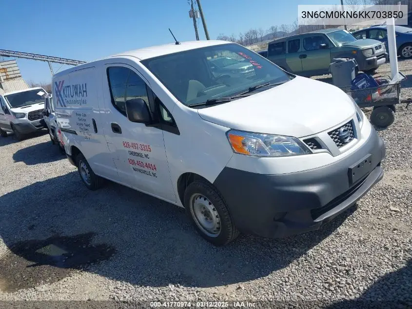 2019 Nissan Nv200 S VIN: 3N6CM0KN6KK703850 Lot: 41770974