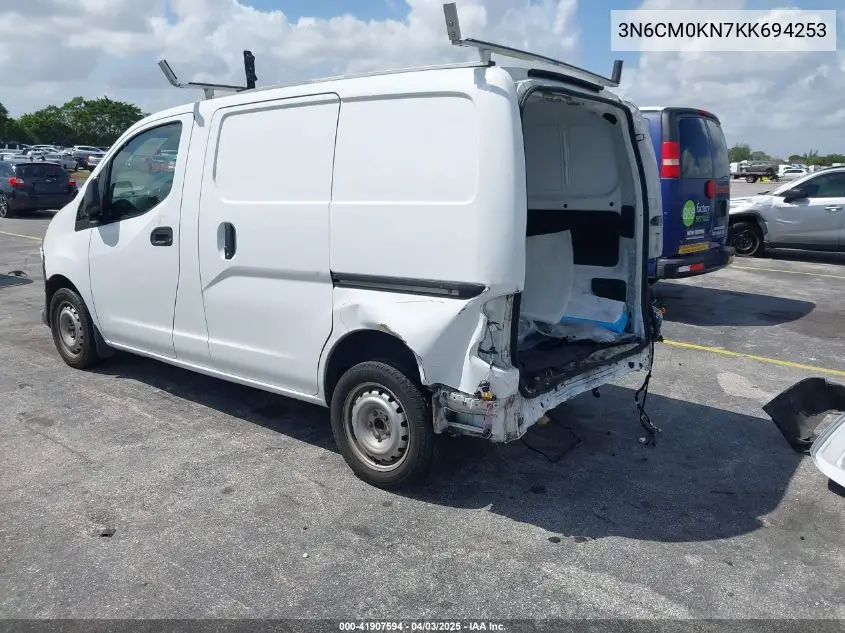 2019 Nissan Nv200 S VIN: 3N6CM0KN7KK694253 Lot: 41907594