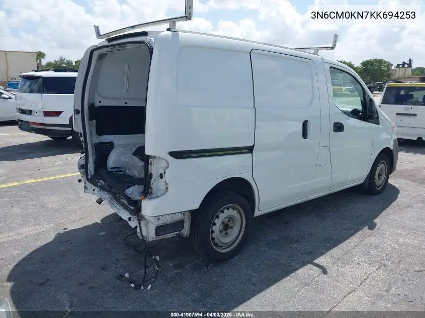 2019 Nissan Nv200 S VIN: 3N6CM0KN7KK694253 Lot: 41907594