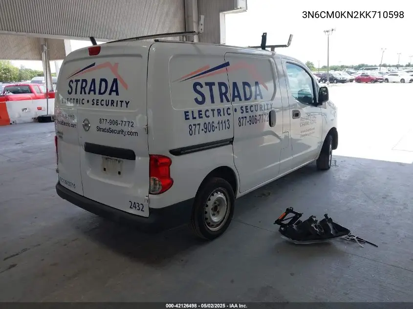 2019 Nissan Nv200 S VIN: 3N6CM0KN2KK710598 Lot: 42126498