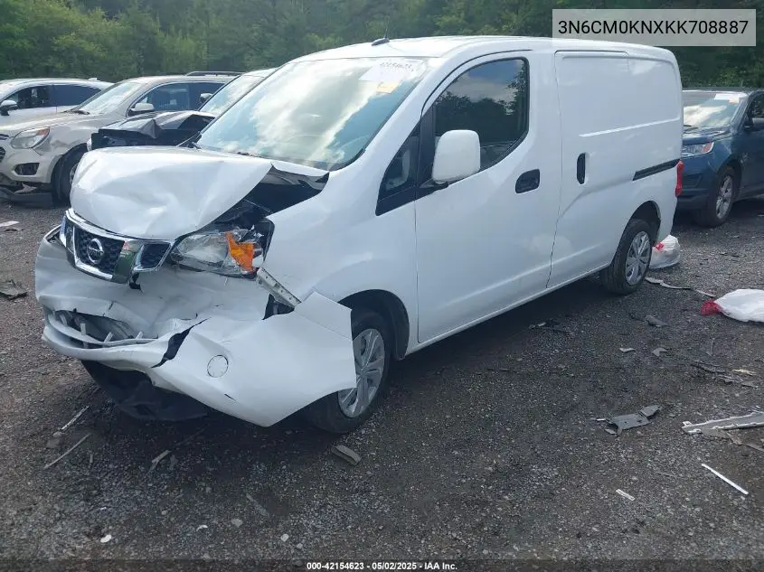 2019 Nissan Nv200 Sv VIN: 3N6CM0KNXKK708887 Lot: 42154623