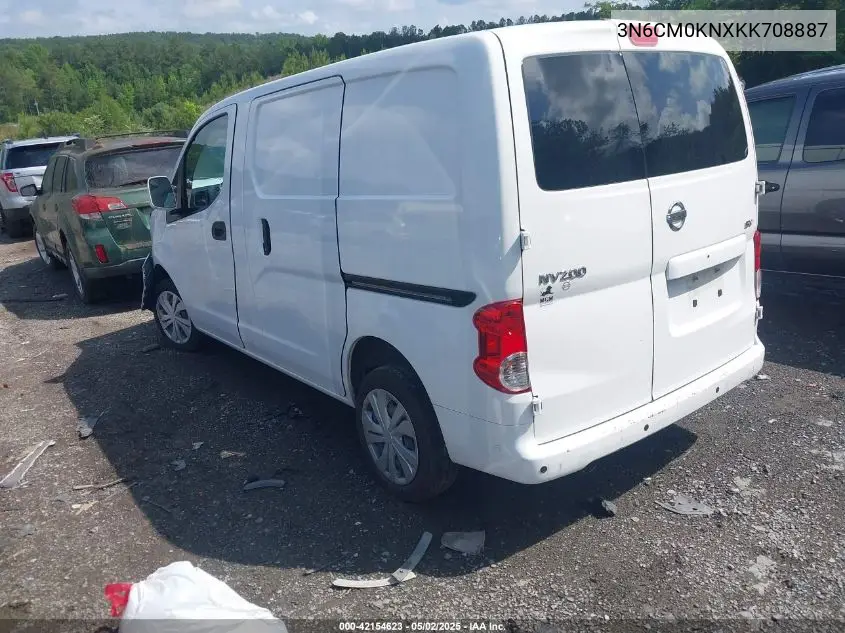 2019 Nissan Nv200 Sv VIN: 3N6CM0KNXKK708887 Lot: 42154623