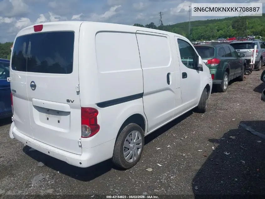 2019 Nissan Nv200 Sv VIN: 3N6CM0KNXKK708887 Lot: 42154623